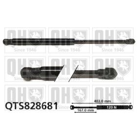 Acquista Ammortizatore pneumatico, Cofano bagagli / vano carico da QUINTON HAZELL QTS828681 a buon mercato per soli 42,97 €