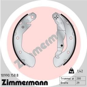 Comprar Juego de zapatas de frenos de ZIMMERMANN 10990.158.8 a bajo precio de 32,19 €