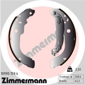 Køb Bremsebakkesæt af ZIMMERMANN 10990.159.4 til den lave pris 542,94 DKK