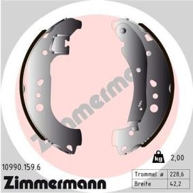 Comprar Juego de zapatas de frenos de ZIMMERMANN 10990.159.6 a bajo precio de 51,75 €