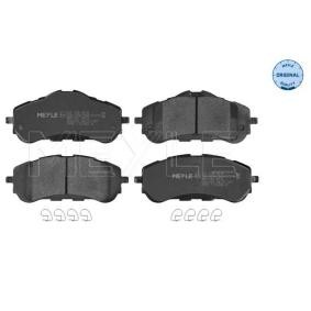 Achetez des Plaquettes de frein MEYLE 025 258 9518 à prix pour 44,96 €