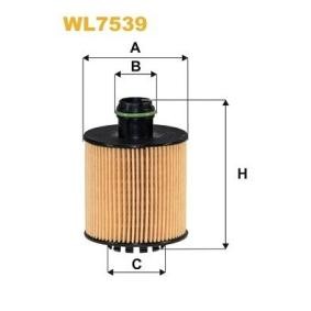 Achetez des Filtre à huile WIX FILTERS WL7539 à prix pour 31,44 €