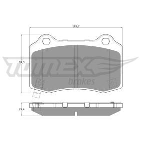 Köp Bromsbelägg av TOMEX brakes TX 18-81 till det låga priset 407,54 kr