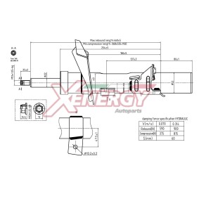 Stoßdämpfer des Herstellers AP XENERGY - Originalware Artikelnummer: X008172