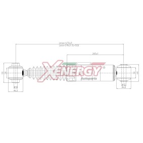Stoßdämpfer des Herstellers AP XENERGY - Originalware Artikelnummer: X019349