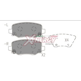 Köp Bromsbelägg av AP XENERGY X41176 till det låga priset 373,68 kr