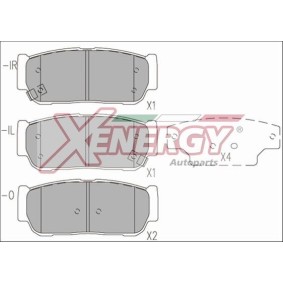 Achetez des Plaquettes de frein AP XENERGY X41233 à prix pour 67,94 €
