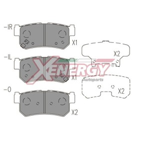Achetez des Plaquettes de frein AP XENERGY X41235 à prix pour 46,51 €