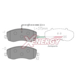 Acquista Kit pastiglie freni da AP XENERGY X41237 a buon mercato per soli 79,82 €