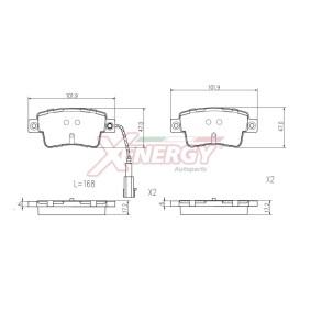 Acquista Kit pastiglie freni da AP XENERGY X41263 a buon mercato per soli 48,22 €