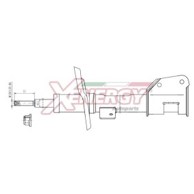Stoßdämpfer X730339 für FIAT