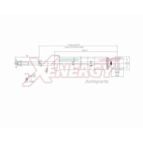 Stoßdämpfer von AP XENERGY X809343