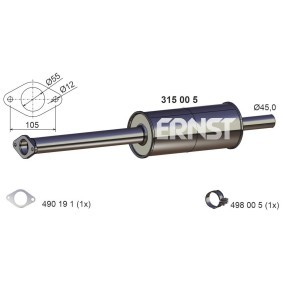 Vorschalldämpfer 315005