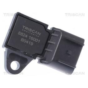 Comprar Sensor, presión colector de admisión de TRISCAN 8824 16001 a bajo precio de 37,94 €