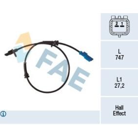 Comprar Sensor ABS de FAE 78333 a bajo precio de 26,92 €