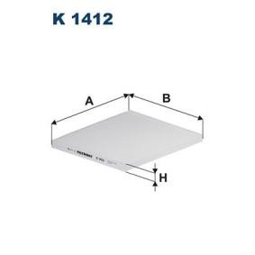Compre Filtro, ar do habitáculo da FILTRON K 1412 a um preço baixo por 13,79 €