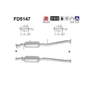 Achetez des Filtre à particules AS FD5147 à prix pour 495,71 €