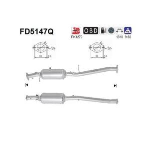 Achetez des Filtre à particules AS FD5147Q à prix pour 668,75 €
