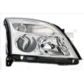 Compre Faros de TYC online para Vectra C Sedán (Z02) a precios moderados