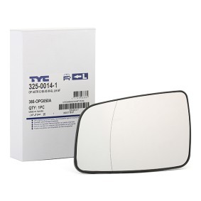 Compre Cristal de espejo retrovisor de TYC online para Astra G Furgoneta (F70) a precios moderados