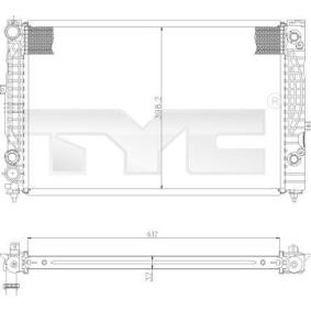 Acquista Radiatore motore da TYC 702-0009 a buon mercato per soli 89,80 €