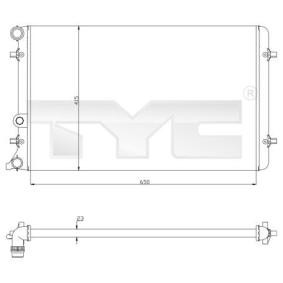 Achetez des Radiateur du moteur TYC 702-0033 à prix pour 91,06 €
