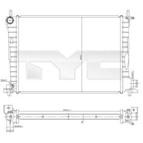 Achetez des Radiateur du moteur TYC 710-0027 à prix pour 29,74 €