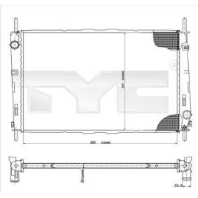 Acquista Radiatore motore da TYC 710-0046 a buon mercato per soli 71,53 €