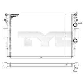 Achetez des Radiateur du moteur TYC 715-0001-R à prix pour 172,29 €