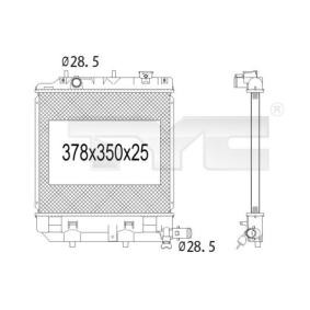 Achetez des Radiateur du moteur TYC 720-1003 à prix pour 91,25 €