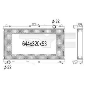 Achetez des Radiateur du moteur TYC 720-1005 à prix pour 73,18 €