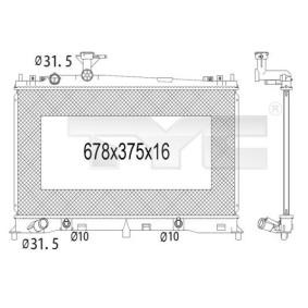 Achetez des Radiateur du moteur TYC 720-1008 à prix pour 111,53 €