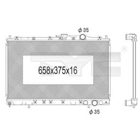 Acquista Radiatore motore da TYC 723-1012 a buon mercato per soli 90,17 €
