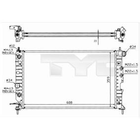 Achetez des Radiateur du moteur TYC 725-0004-R à prix pour 107,47 €