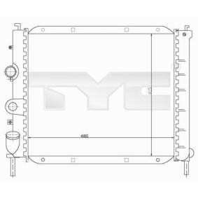 Achetez des Radiateur du moteur TYC 728-0008-R à prix pour 91,48 €