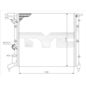 Achetez des Radiateur du moteur TYC 728-0032 à prix pour 75,69 €