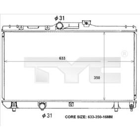 Achetez des Radiateur du moteur TYC 736-0047 à prix pour 154,23 €