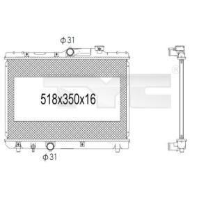 Achetez des Radiateur du moteur TYC 736-1005 à prix pour 71,63 €