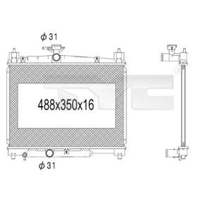 Achetez des Radiateur du moteur TYC 736-1009 à prix pour 102,34 €