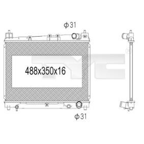 Achetez des Radiateur du moteur TYC 736-1013 à prix pour 104,15 €