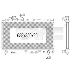 Achetez des Radiateur du moteur TYC 736-1023 à prix pour 117,51 €