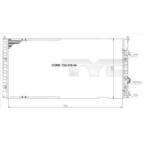 Achetez des Radiateur du moteur TYC 737-0011 à prix pour 55,54 €