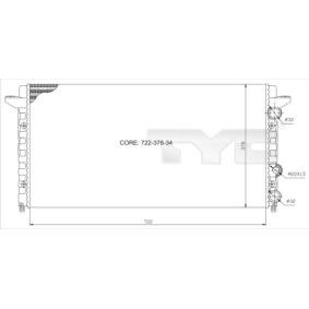 Achetez des Radiateur du moteur TYC 737-0012 à prix pour 41,39 €