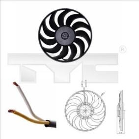 Kühlerlüfter 802-0051 von TYC günstig für 130,66 € online kaufen