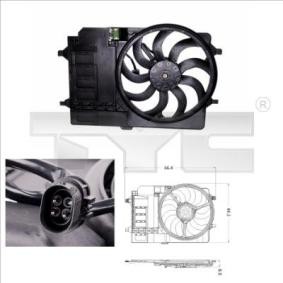 Kühlerlüfter 803-0001 von TYC günstig für 276,59 € online kaufen