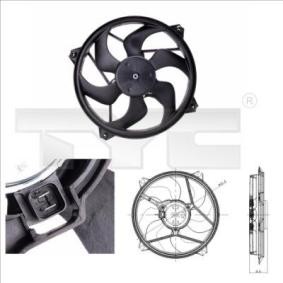 Kühlerlüfter 805-0001 von TYC günstig für 126,81 € online kaufen