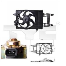Kühlerlüfter 809-0004 von TYC günstig für 97,07 € online kaufen