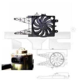 Kühlerlüfter 809-0008 von TYC günstig für 116,45 € online kaufen