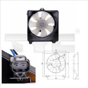Kühlerlüfter 836-0007 von TYC günstig für 135,71 € online kaufen