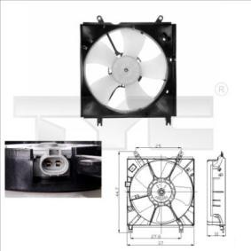 Kühlerlüfter 836-0008 von TYC günstig für 112,07 € online kaufen